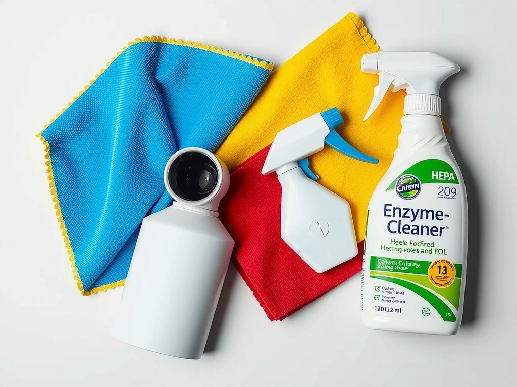 Cleaning tools collage